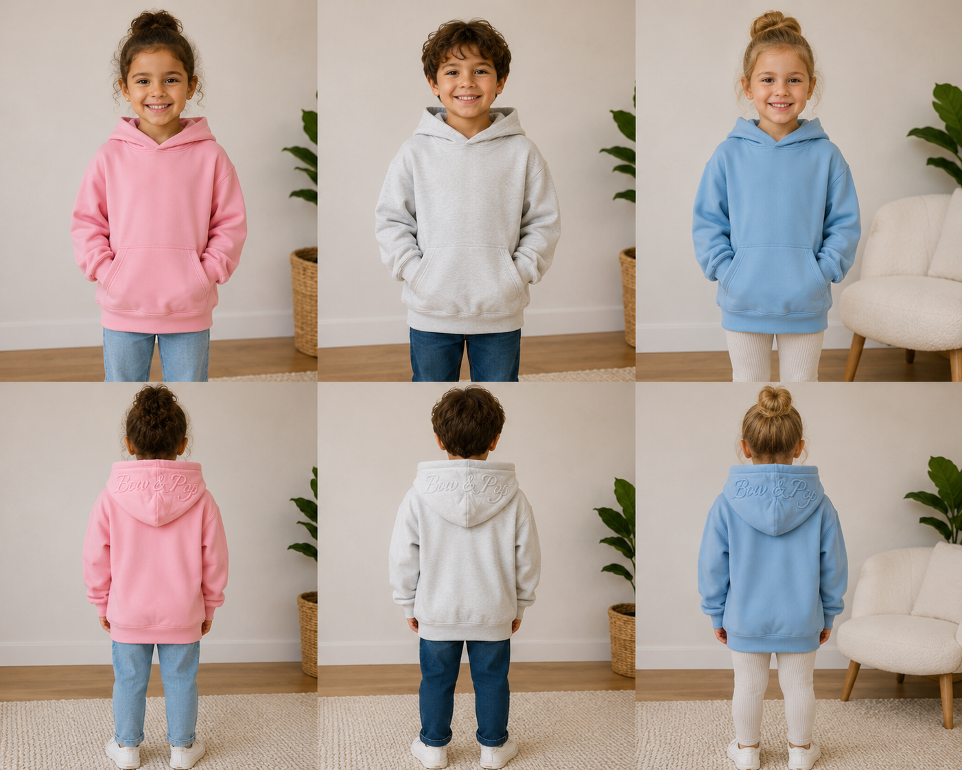 Kids Cozy Club Oversized Hoodie